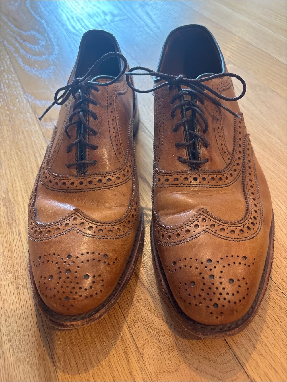 Allen Edmonds Brown Wingtip Brogue Oxfords